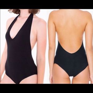 American apparel halter  body suit